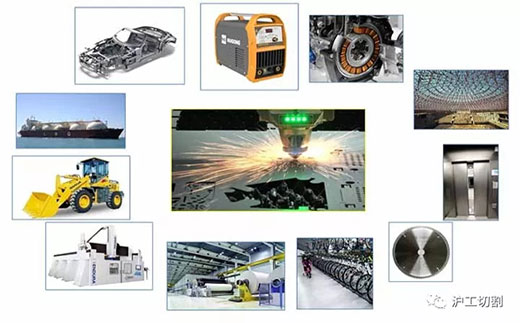 云顶集团10米大幅面龙门光纤激光切割机应用行业