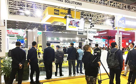 上海东方传媒第一财经拍摄云顶集团意大利CEA展位