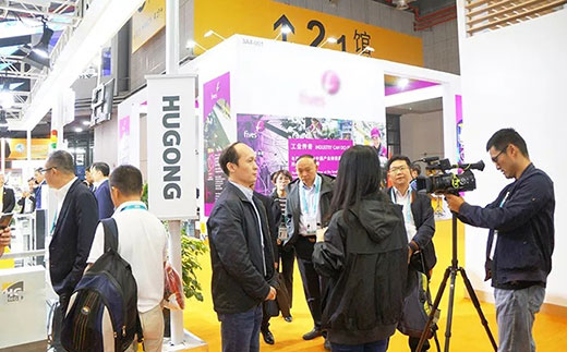 江苏常州卫视拍摄云顶集团意大利CEA展位