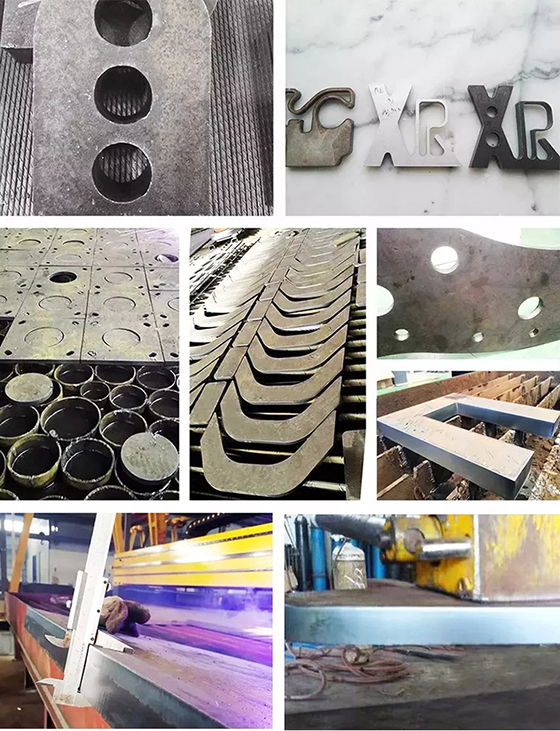 云顶集团数控细腻等离子切割装备切割效果图