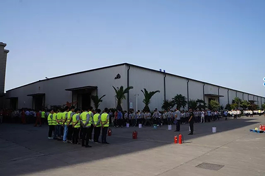 云顶集团乐成举行2018年上半年消防疏散演习